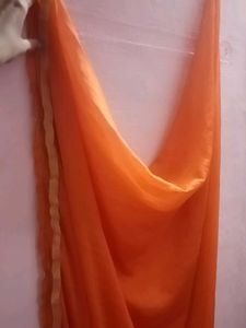 Vibrant Orange Dupatta