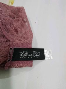 (483)Mauve Lace Bodysuit