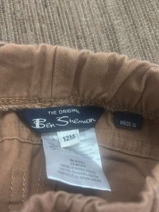 Girls Beige Jogger Pants