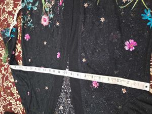 Floral Print Black shrug