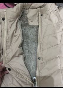 Puffer Jacket with Fur Hood