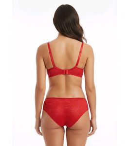 Red Bra and Panty Set
