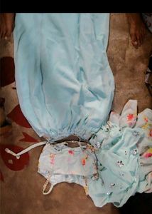 Designer Blue Lehenga Choli Set