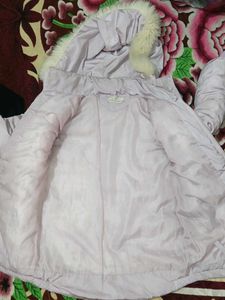 Lilac Hooded Puffer Jacket
