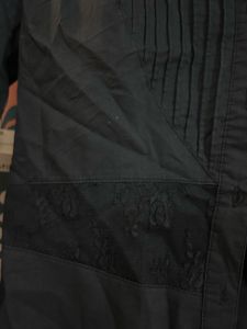 Classic Black Button-Up Shirt