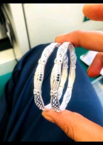 Ladies Bangles Pure Silver