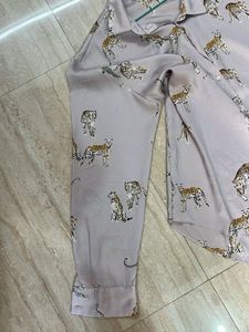 Zara Leopard Print Button-Up Shirt (XL)