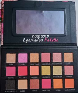 Rose Gold Eyeshadow Palette +free  gift 🎁🎁