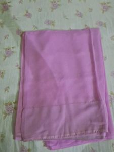 Lightweight Pink gorgette saree with blouse