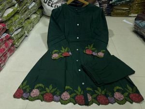 Embroidered floral Co-ord set