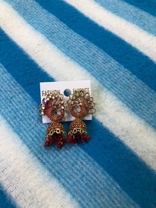 Oxidised Jhumka Earring