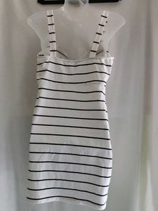 Forever21 Striped Tie-Front bodycone