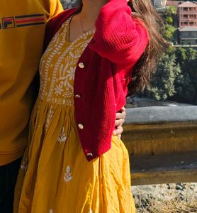 Yellow Kurta Pant Set