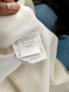 Off White Embroidered Kurta (Women's)