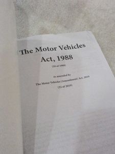 The Motor Vehicles Act, 1988 - Bare Act