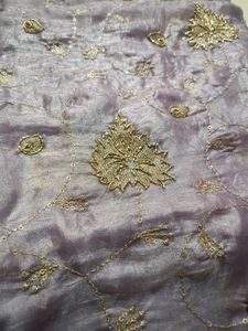 beautiful Lilac suit with cutdana handwork