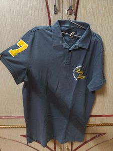polo tshirt being human L size