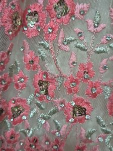 Elegant Pink Embellished Anarkali