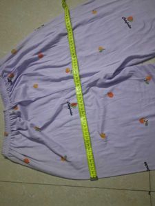 Cute Lavender Fruit Print Pajama Set