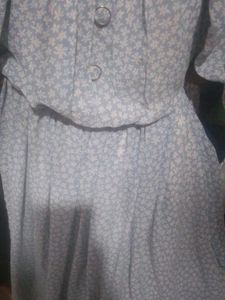 Light Blue Floral Dress