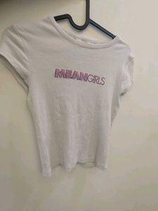 White Mean Girls Graphic T-Shirt