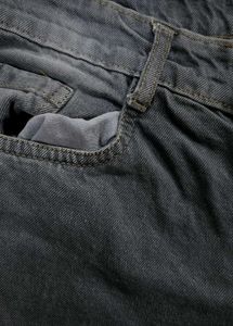Gray Wash Denim Jeans