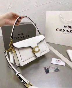 Coach White Leather Crossbody Bag