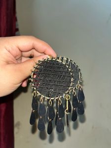Black Tassel Earrings