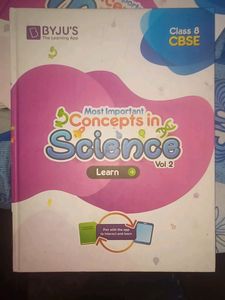 Learning Book For Class 8 Science
