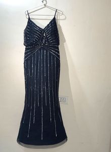 Sparkling Sequin Embellished Evening Gown