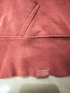 Pull&amp;Bear Washed Red Hoodie 🇺🇸