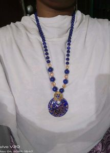 Blue Beaded Necklace