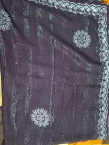 Elegant Dark Purple Saree
