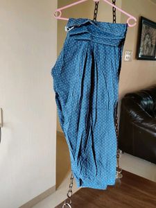 Stylish Blue Polka Dot Salwar Pants