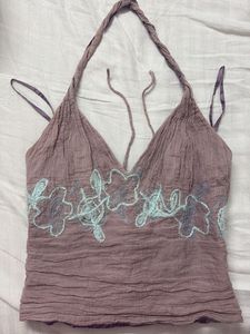 y2k star lilac corset