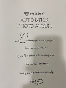 last price Orchies Auto Stick Photo Album