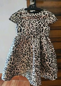 Leopard Print A-Line Dress