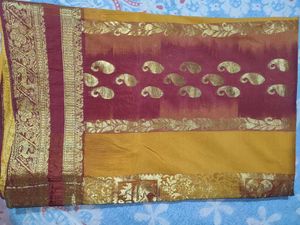 Elegant Silk Blend Saree