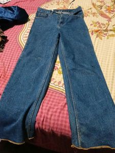 blue denim jeans