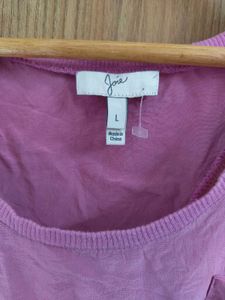 Pink Sleeveless Pocket Tank Top
