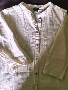 Off-White Cotton Kurta✨😊