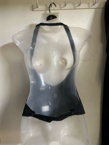 Black Halter Neck Vest Top