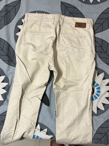 The Roadster Beige Casual Pants
