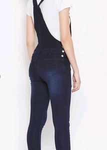 Stylish Women's Denim Dungarees