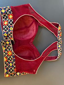 Embroidered Mirror Work Blouse