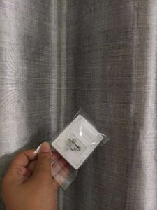 ✨ Silver Luxe Dual Drop Adjustable Ring ✨