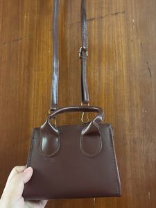 Chic Brown Mini Handbag