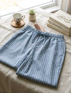 Cozy Striped Pajama Shorts