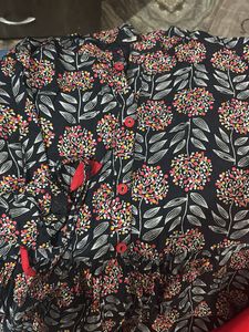 Designer Printed Kurta with Dupatta