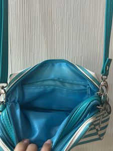 Striped Crossbody Bag